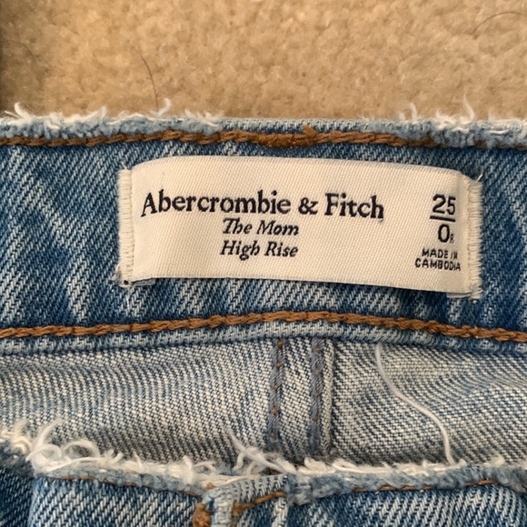Abercrombie the mom high rise jeans size 25 - Picture 4 of 4